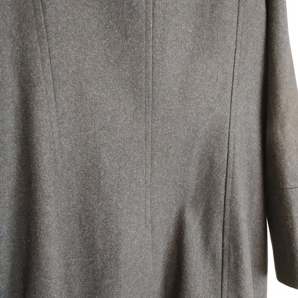 London Fog Dress Coat Men's Sz XL Dark Gray with Pockets - Picture 7 of 7